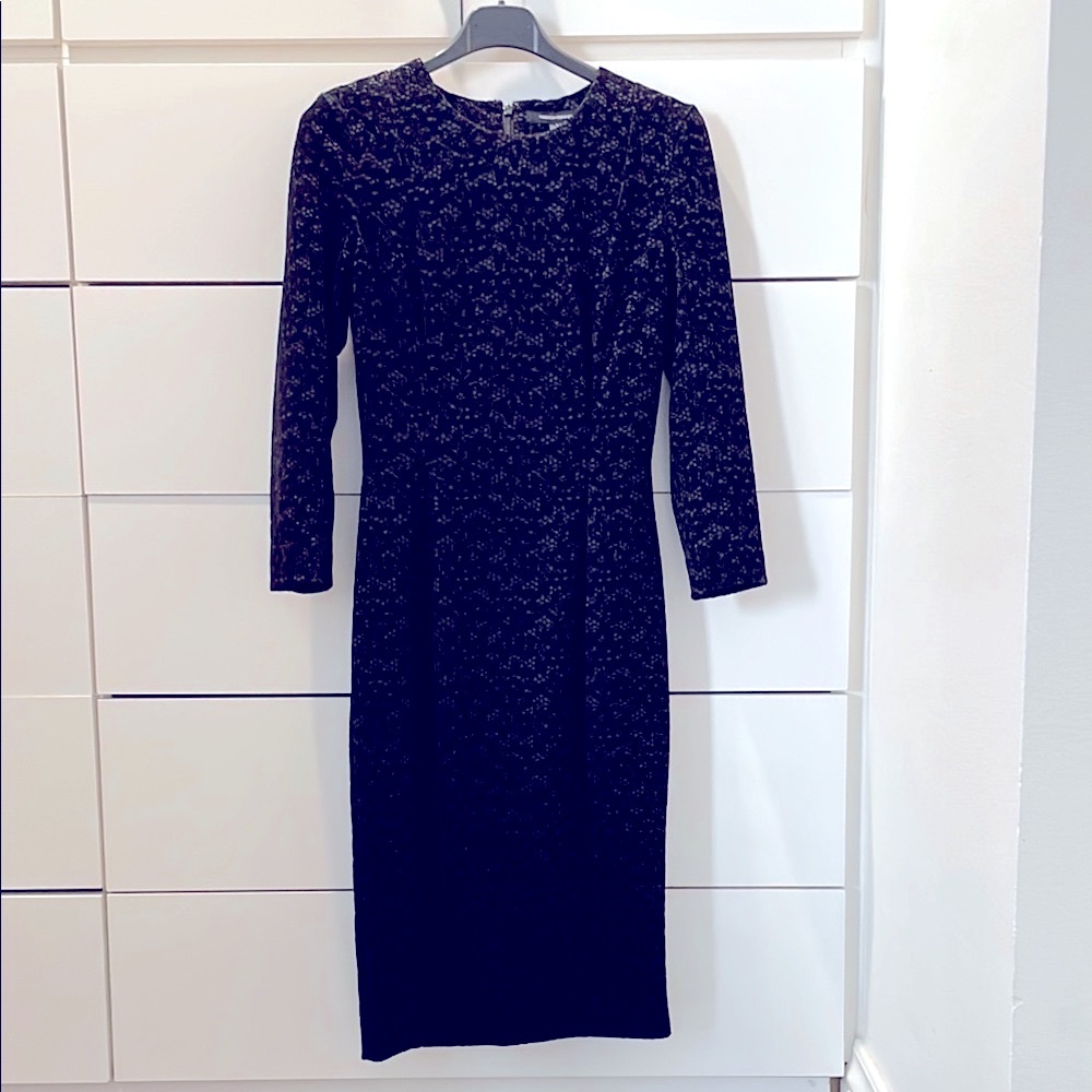 French Connection Elegant Black Cocktail Dress